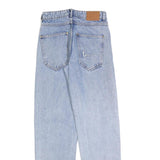 KARL KANI Womens Regular Fit Blue Denim Jeans W26 L32 Classic Cotton Blend Zip