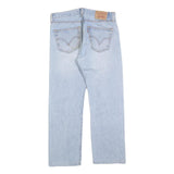 LEVI'S 501 Mens Jeans Blue Regular Straight Denim Light W32 L27 Classic Button