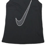 NIKE Womens Black Vest S Racerback Cotton Blend Sportswear