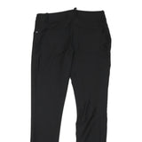 ELISABETTA FRANCHI Womens Black Slim Straight Trousers W28 L27 Polyester Blend