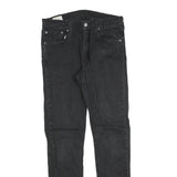 LEVI'S 512 BIG E Mens Slim Black Denim Medium W32 L30 Stretch Cotton Blend Jeans