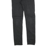 LEVI'S 512 BIG E Mens Slim Black Denim Medium W32 L30 Stretch Cotton Blend Jeans