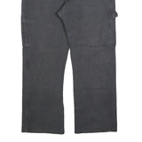DICKIES Mens Cotton Blend Black Regular Straight Trousers W36 L30 Workwear
