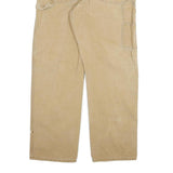 DICKIES Mens Jeans Beige Regular Straight Denim W36 L32 Workwear Cotton Blend