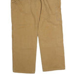 DICKIES Mens Regular Fit Cotton Blend Beige Carpenter Trousers W40 L29 Workwear