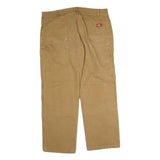 DICKIES Mens Regular Fit Cotton Blend Beige Carpenter Trousers W40 L29 Workwear
