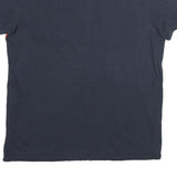 NAUTICA Mens Blue & Red Cotton Graphic T-Shirt L Short Sleeve Crew Neck