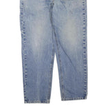 CARHARTT Womens Jeans Blue Regular Straight Denim Light W34 L29 Zip Casual