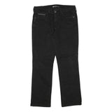 LEVI'S 505 Womens Black Regular Straight Denim W30 L28 Classic Fit Jeans