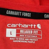 Established 1889 Carhartt T-Shirt - Large Red Cotton