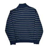 Tommy Hilfiger 1/4 Zip - Large Blue Cotton