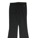 DICKIES Mens Cotton Black Regular Fit Straight Leg Trousers W28 L30 Workwear