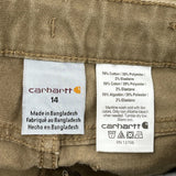 Carhartt Pants - 34W 31L Brown Cotton Blend