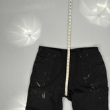 Workwear Dickies Double Knee Carpenter Trousers - 36W 28L Black Cotton