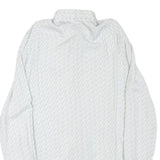 REISS Womens White & Black Patterned Shirt S Cotton Blend Formal Long Sleeve