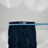 Carhartt Cargo Trousers - 30W 30L Blue Cotton