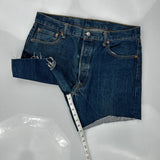 Levis Denim Shorts - 34W 9L Blue Cotton