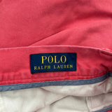 Polo By Ralph Lauren Chino Shorts - 31W 9L Red Cotton