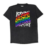 Joseph And The Amazing Technicolor Dreamcoat Tultex Graphic T-Shirt - Large Black Cotton