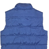 TOMMY HILFIGER Mens Blue L Puffer Jacket Polyester Blend Zip Pocketed