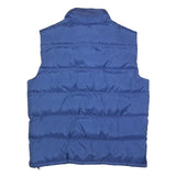 TOMMY HILFIGER Mens Blue L Puffer Jacket Polyester Blend Zip Pocketed