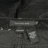 Calvin Klein Jeans Cord Trousers - 33″ Waist Black Corduroy