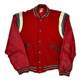Unbranded Varsity Jacket - Medium Red Leather