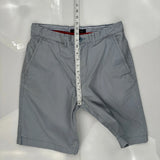 Tommy Hilfiger Chino Shorts - 30W 9L Gray Cotton