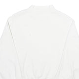 VALENTINO Womens White Cotton Crew Neck L Sweatshirt Stylish Pullover