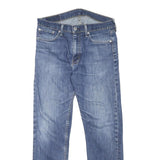 LEVI'S Mens Regular Blue Denim Jeans W30 L28 Classic Zip Cotton Blend
