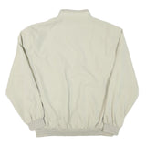 KINGFIELD Mens Cream Jacket L Polyester Blend Bomber Zip Closure Casual