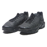 NIKE Air Max Plus Mens Lace-Up Trainers Black Synthetic UK 7.5 Stylish Comfort