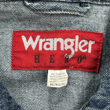 Wrangler Denim Jacket - XL Blue Cotton