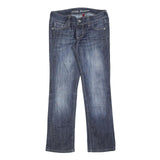 GUESS Womens Jeans Blue Slim Straight Denim Medium W30 L30 Stylish Casual