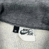 Nike 1/4 Zip - Medium Gray Cotton Blend