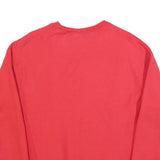 CHAMPION REVERSE WEAVE Womens Red Crew Neck M Cotton Blend Sweatshirt
