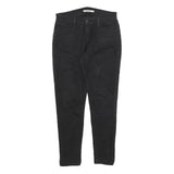 LEVI'S 710 Womens Jeans Black Slim Skinny Denim W31 L28 Stretch Zip Fastening