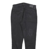 LEVI'S 710 Womens Jeans Black Slim Skinny Denim W31 L28 Stretch Zip Fastening
