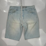 Avirex Denim Shorts - 38W 12L Light Wash Cotton Blend
