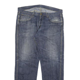 CARHARTT Mens Blue Regular Straight Denim Medium W36 L30 Workwear Jeans