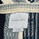 Unbranded Striped Sweater - Large Multicoloured Cotton