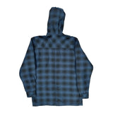 Dickies Checked Jacket - Small Blue Polyester