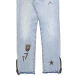 LEVI'S 501 Big E Mens Jeans Blue Light Denim Regular Straight Cotton Button W33