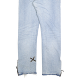 LEVI'S 501 Big E Mens Jeans Blue Light Denim Regular Straight Cotton Button W33