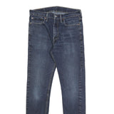 LEVI'S Mens Slim Blue Denim Stone Wash Jeans W32 L34 Zip Casual Classic Fit