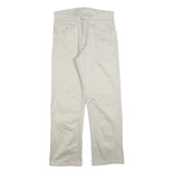 LEVI'S Mens Cotton Blend Beige Regular Fit Straight Leg Trousers W30 L28 Classic