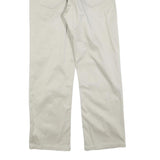 LEVI'S Mens Cotton Blend Beige Regular Fit Straight Leg Trousers W30 L28 Classic