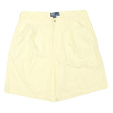 POLO RALPH LAUREN Mens Cotton Blend Yellow Casual Shorts XL W34 Summer Wear