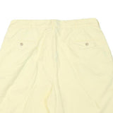 POLO RALPH LAUREN Mens Cotton Blend Yellow Casual Shorts XL W34 Summer Wear