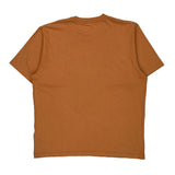 Carhartt T-Shirt - Large Orange Cotton